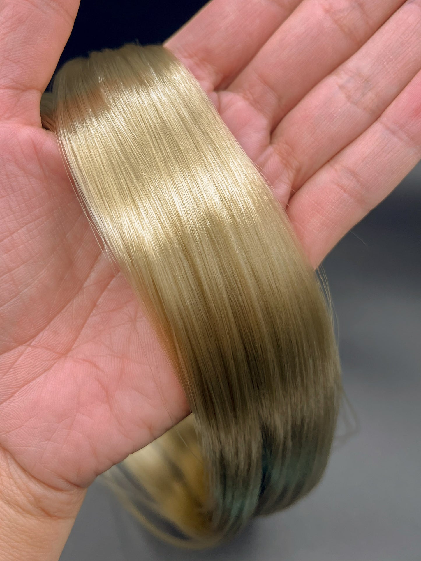 Golden Sand Nylon Doll Hair