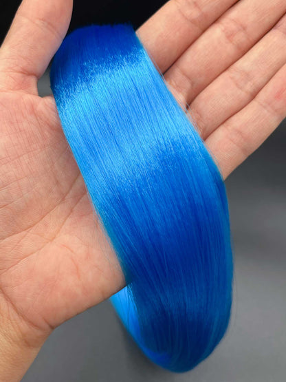 Bobby Blue Nylon Doll Hair