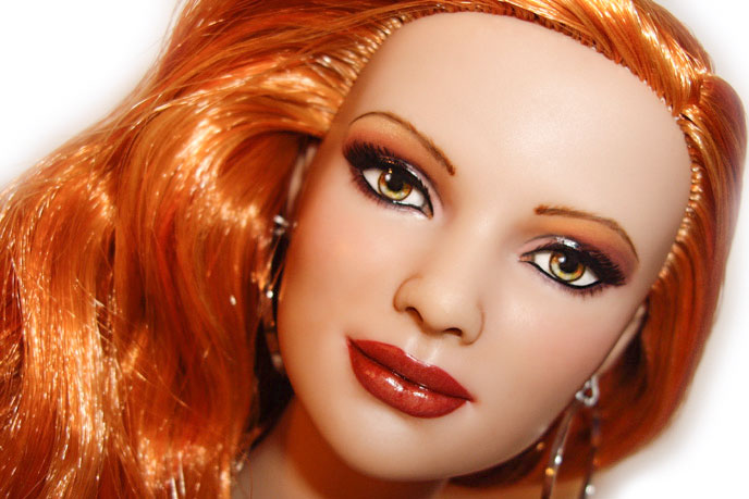 Buy Fire - Dolltress Nylon Doll Hair for rerooting Dolls and Wig