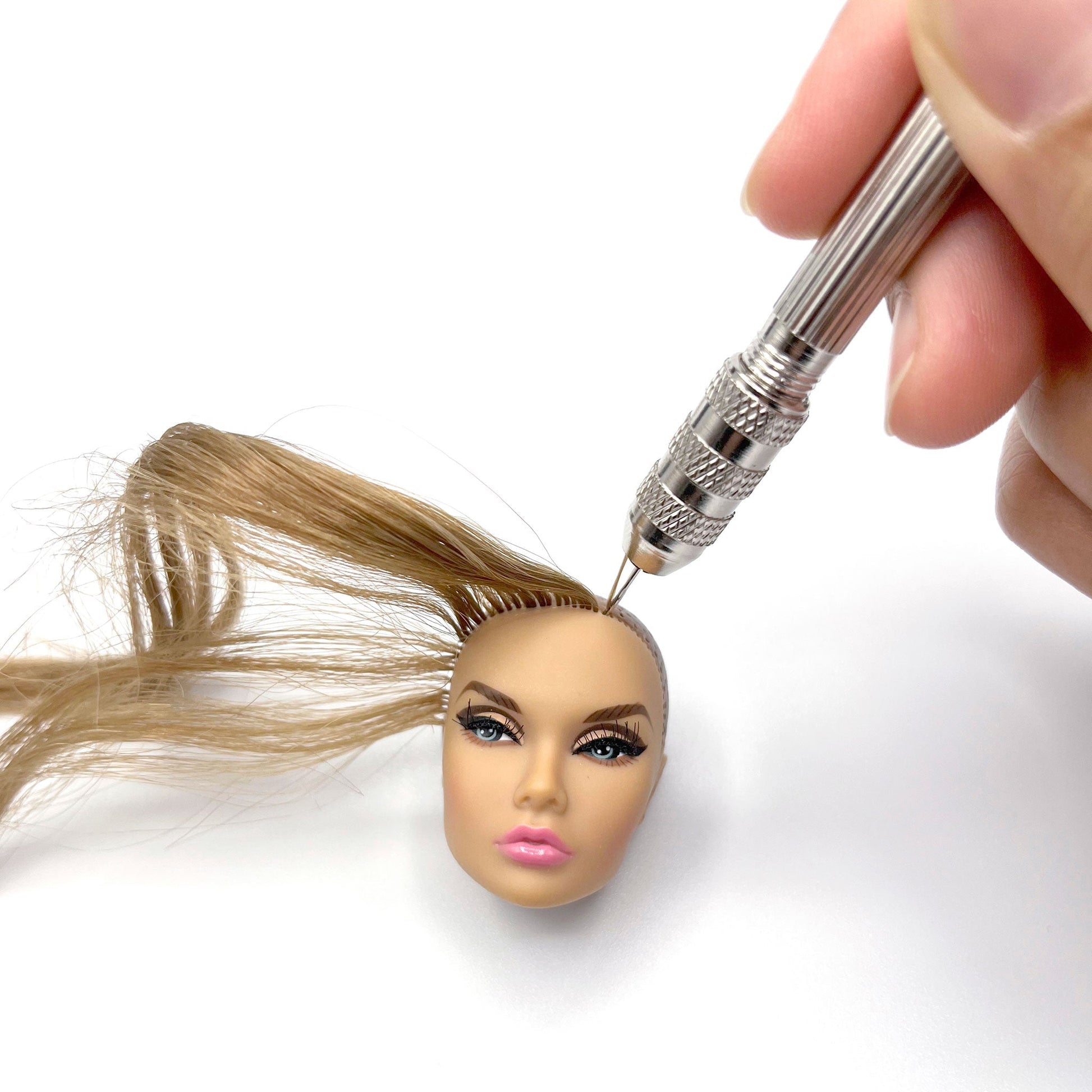 Doll Hair Blending and Styling Comb for Rerooting Fashion Dolls