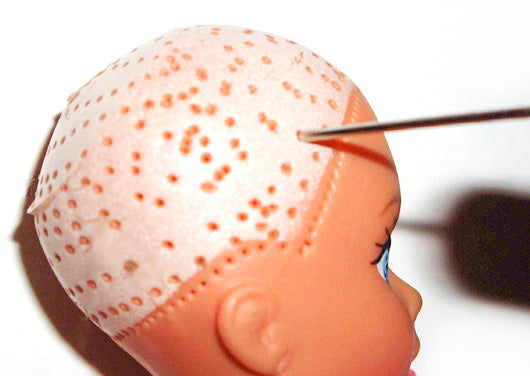 Puppenhaar Rerooting Werkzeug für Mädchen Puppe Puppenhaar Rooting