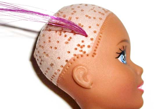 Willbond Doll Hair Rooting Holders Reroot Rehair Tools for Girls