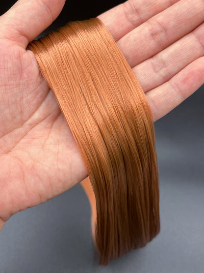 Cinnamon Auburn Saran Doll Hair