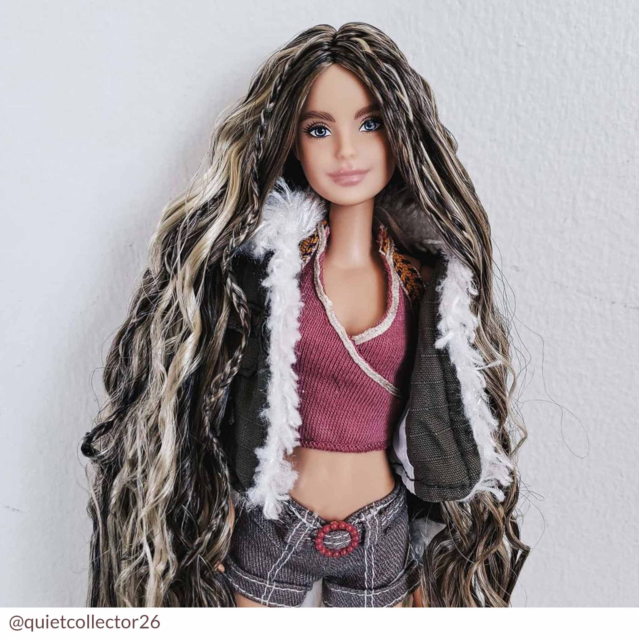 Saran store doll hair